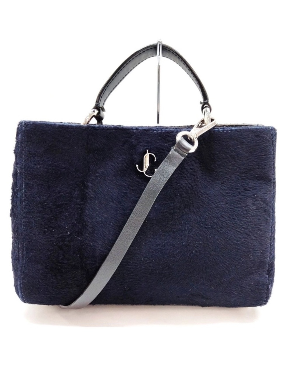 Jimmy Choo Black Pony Hair Crossbody Bag